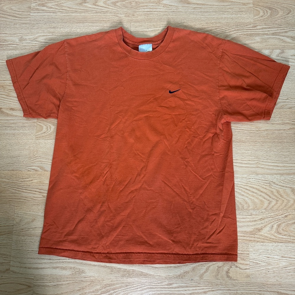 Vintage 2000s Nike Tee - Large - Burnt Orange